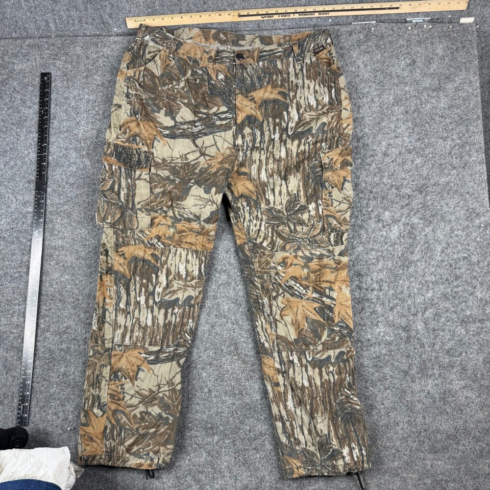 Walls Cargo Pants Mens Size 2XL Realtree Camo Cotton USA Hunting Outdoor Utility